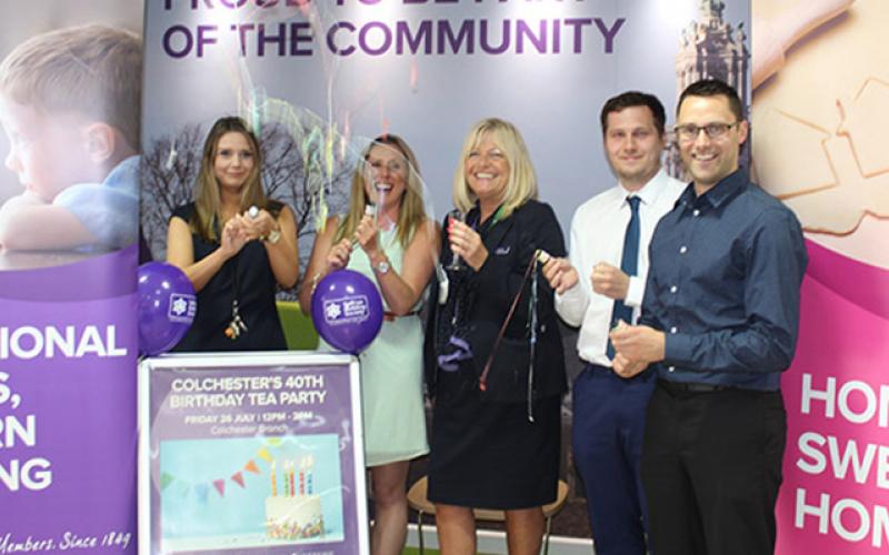 Saffron Building Society Celebrates 40 Years at Colchester