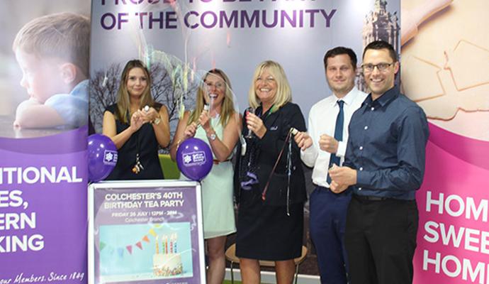 Saffron Building Society Celebrates 40 Years at Colchester