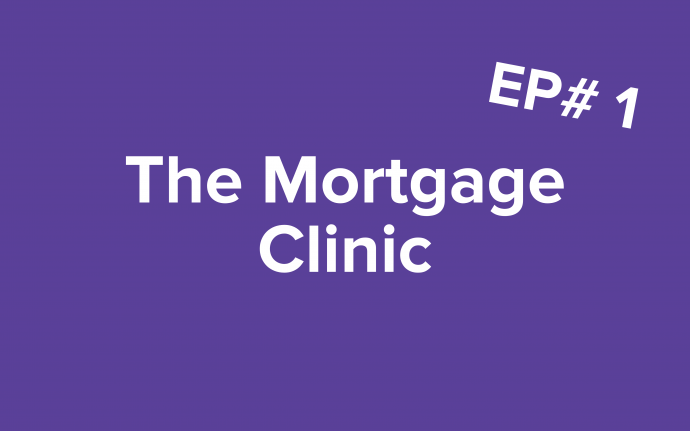 Image of text of 'The Mortgage Clinic'