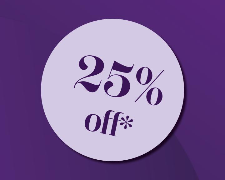 25% off