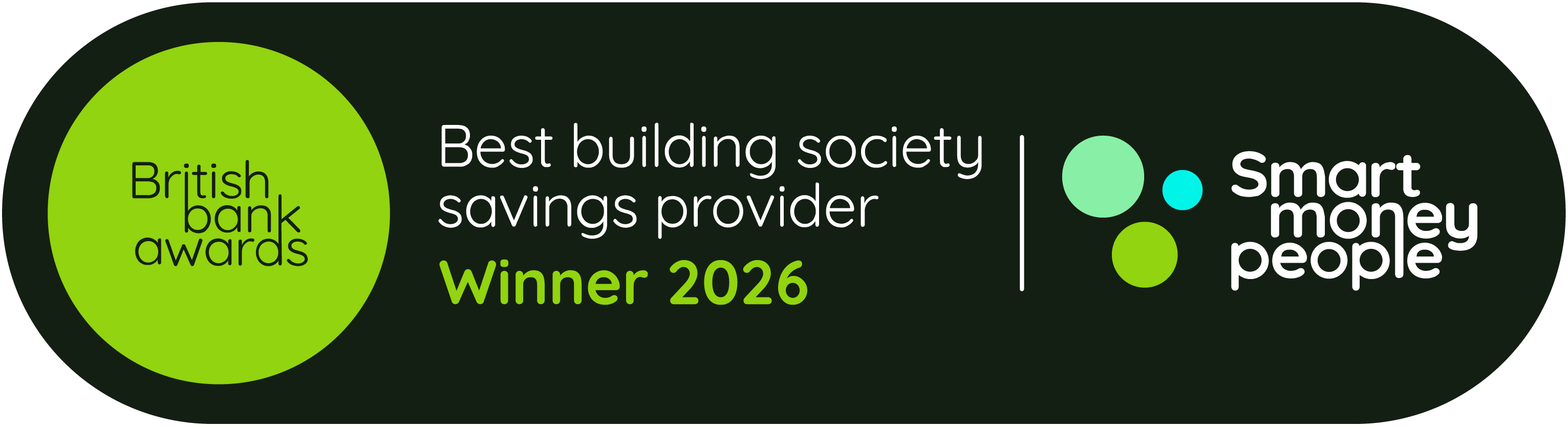 Best building society savings provider Winner 2026